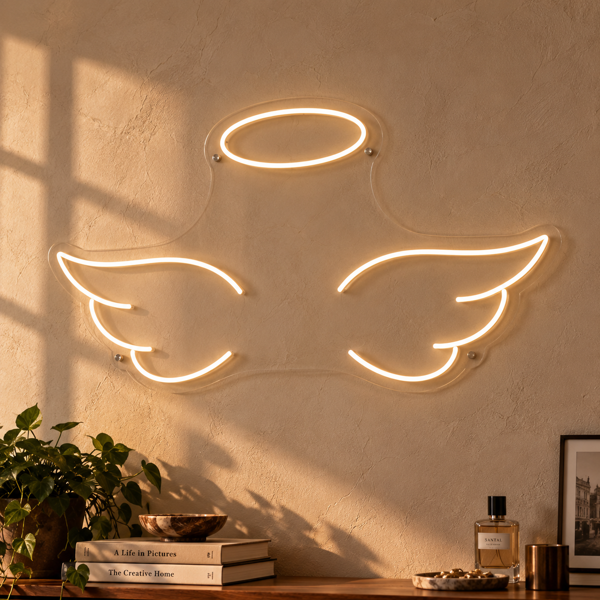 Angel Wings - Neon Sign