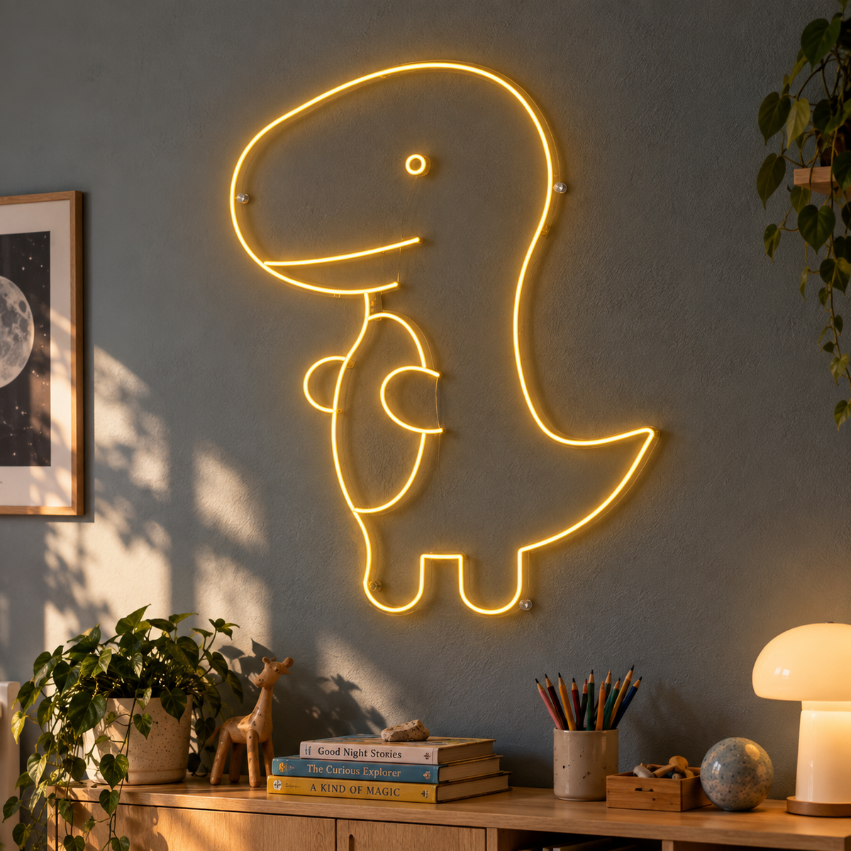 T-rex - Neon Sign