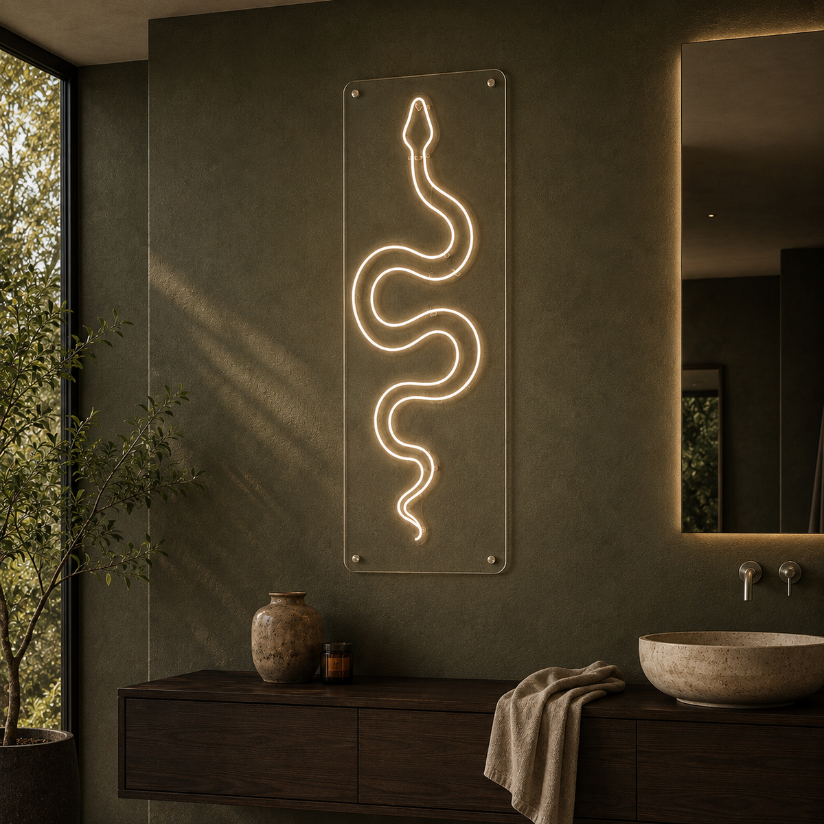 Snake - Neon Sign