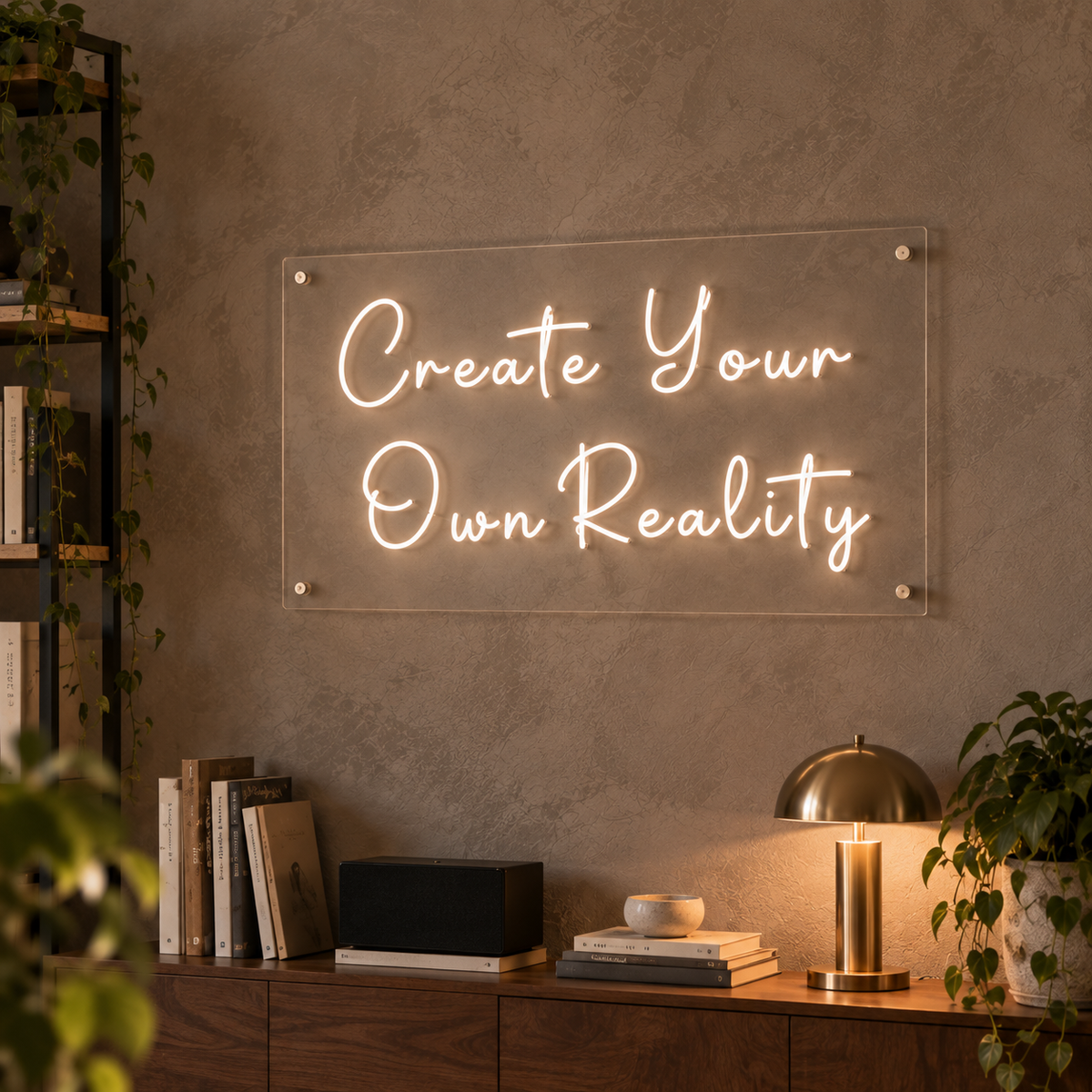 Create Your Own Reality - Neon Sign