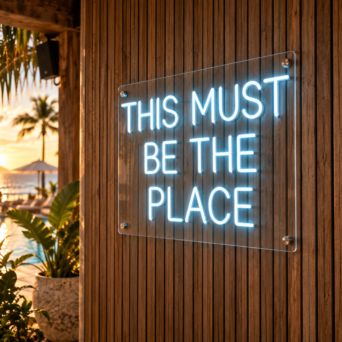 This Must Be The Place - Neon Sign