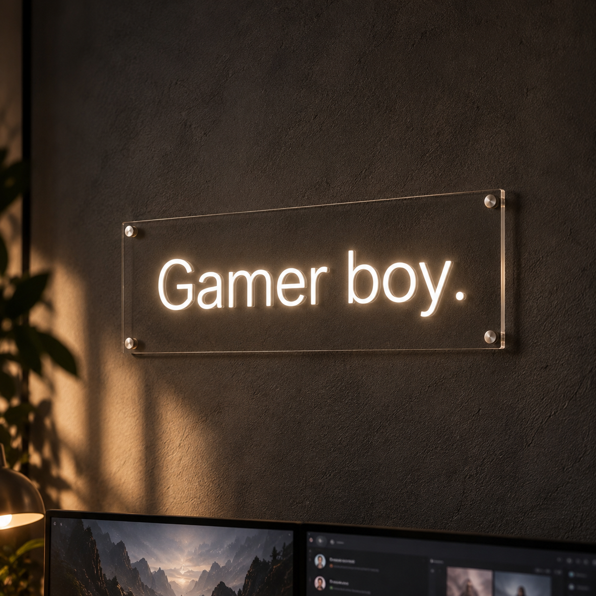 Gamer Boy - Neon Sign