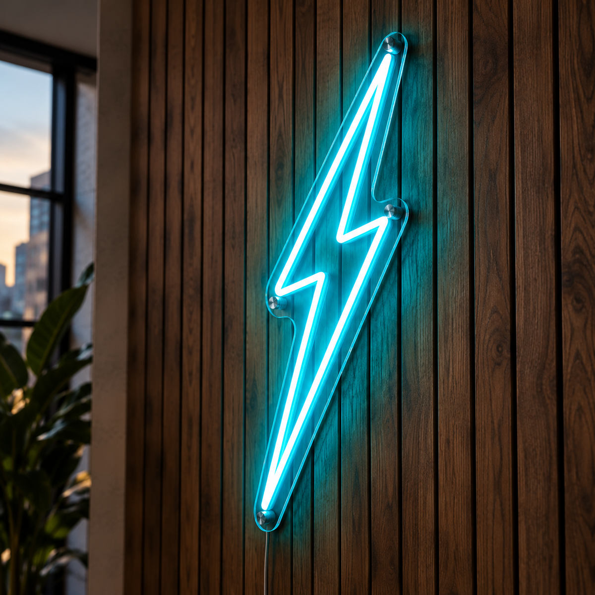 Lightning Bolt - Neon Sign
