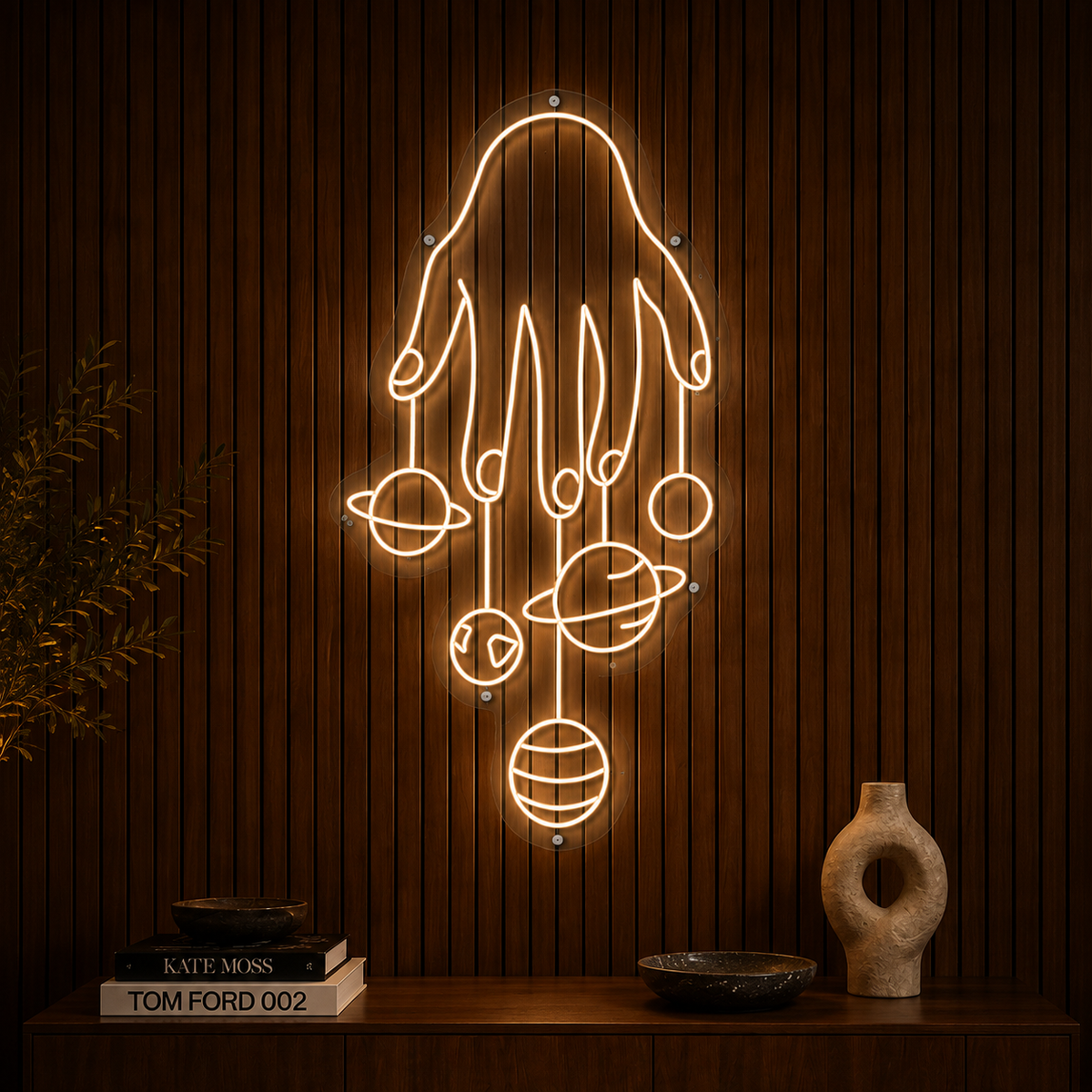 Planet Fingers - Neon Sign