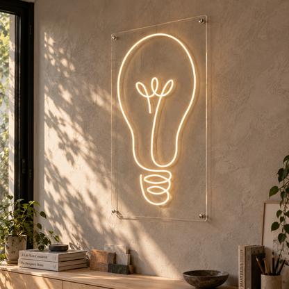 Light Bulb - Neon Sign