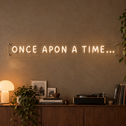 Once Apon A Time - Neon Sign