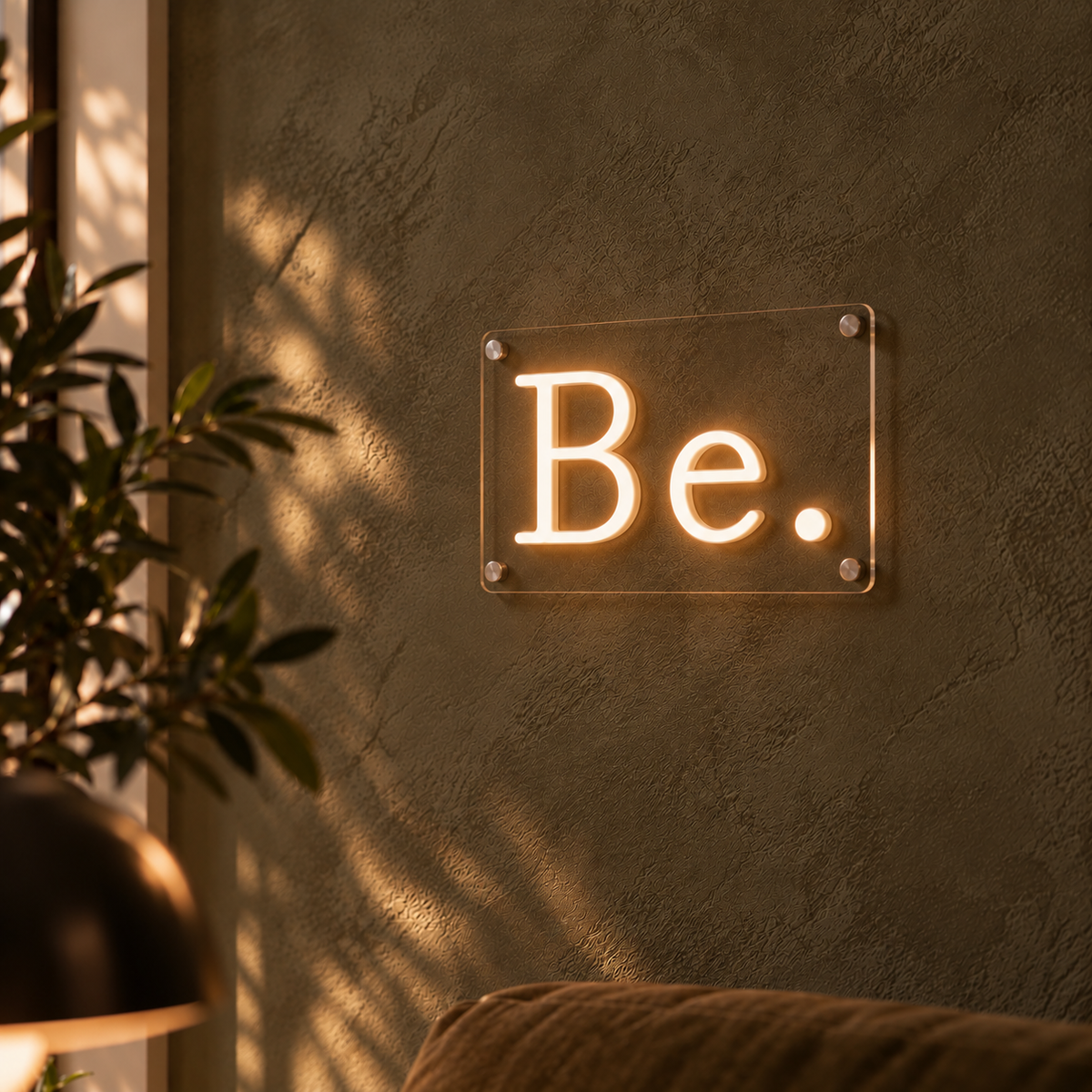 Be - Neon Sign
