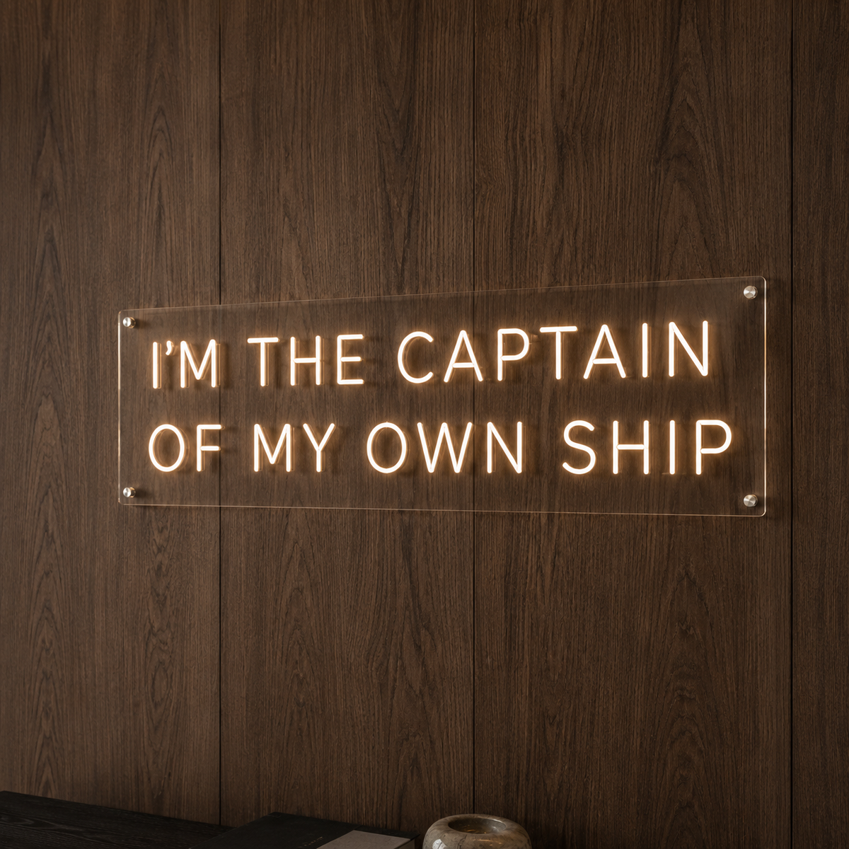 Captain of my Own Ship - Neon Sign