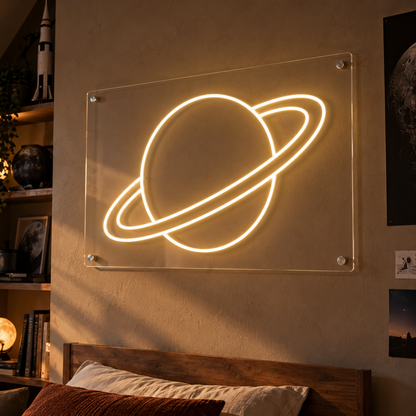 Simple Planet - Neon Sign