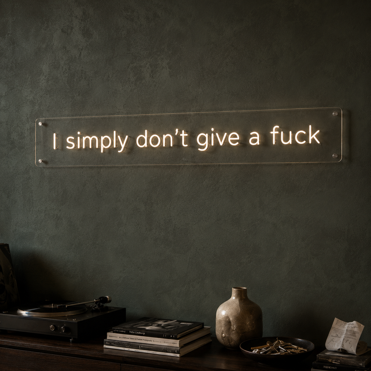 I Simply Don't Give a F**k - Neon Sign