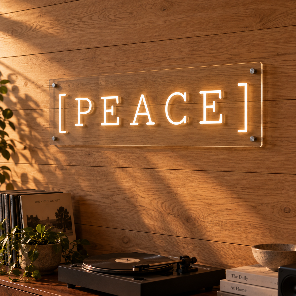 PEACE - Neon Sign