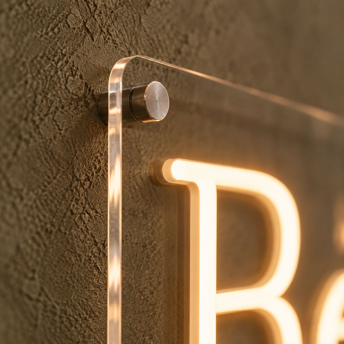 Be - Neon Sign