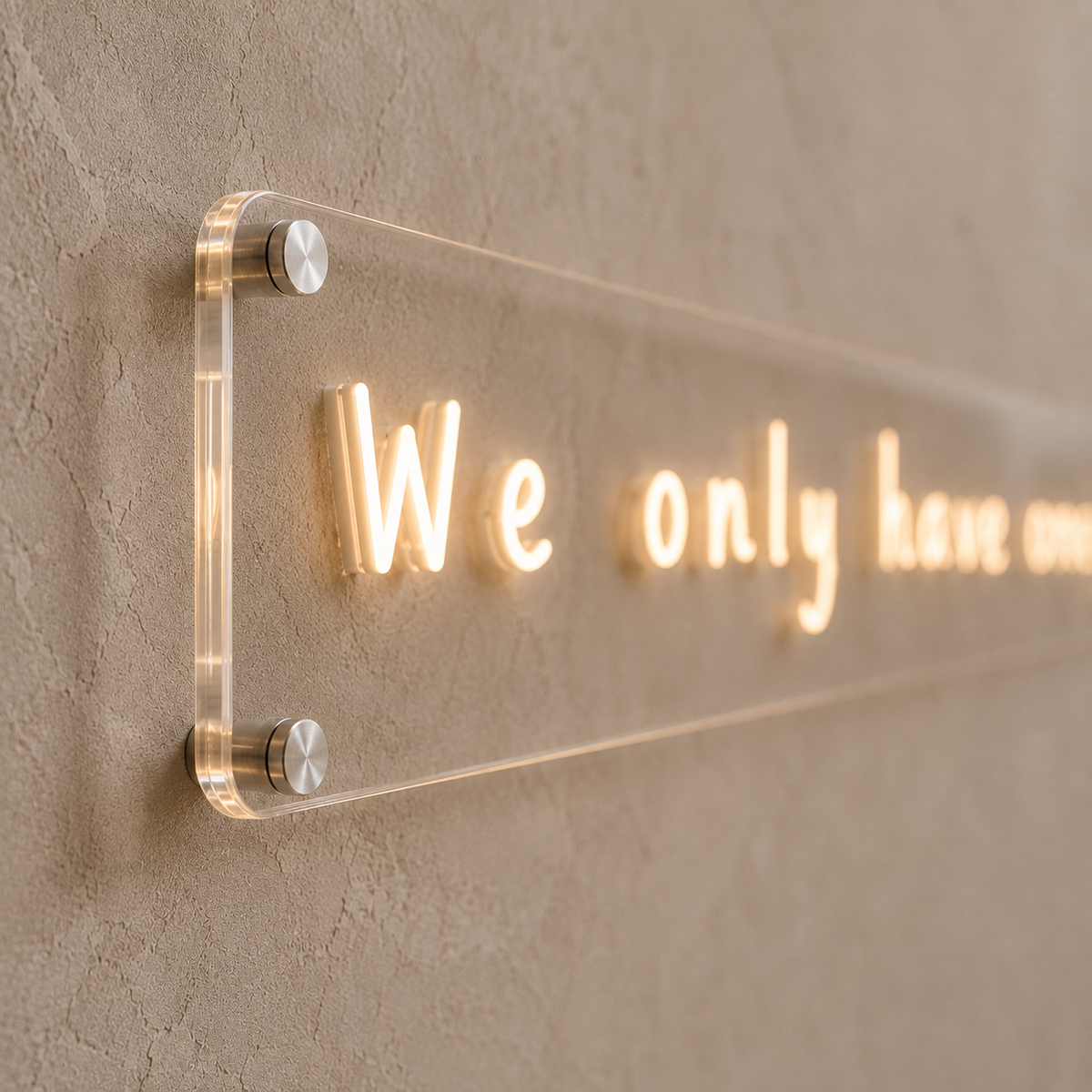 We Only Have One Planet - Neon Sign