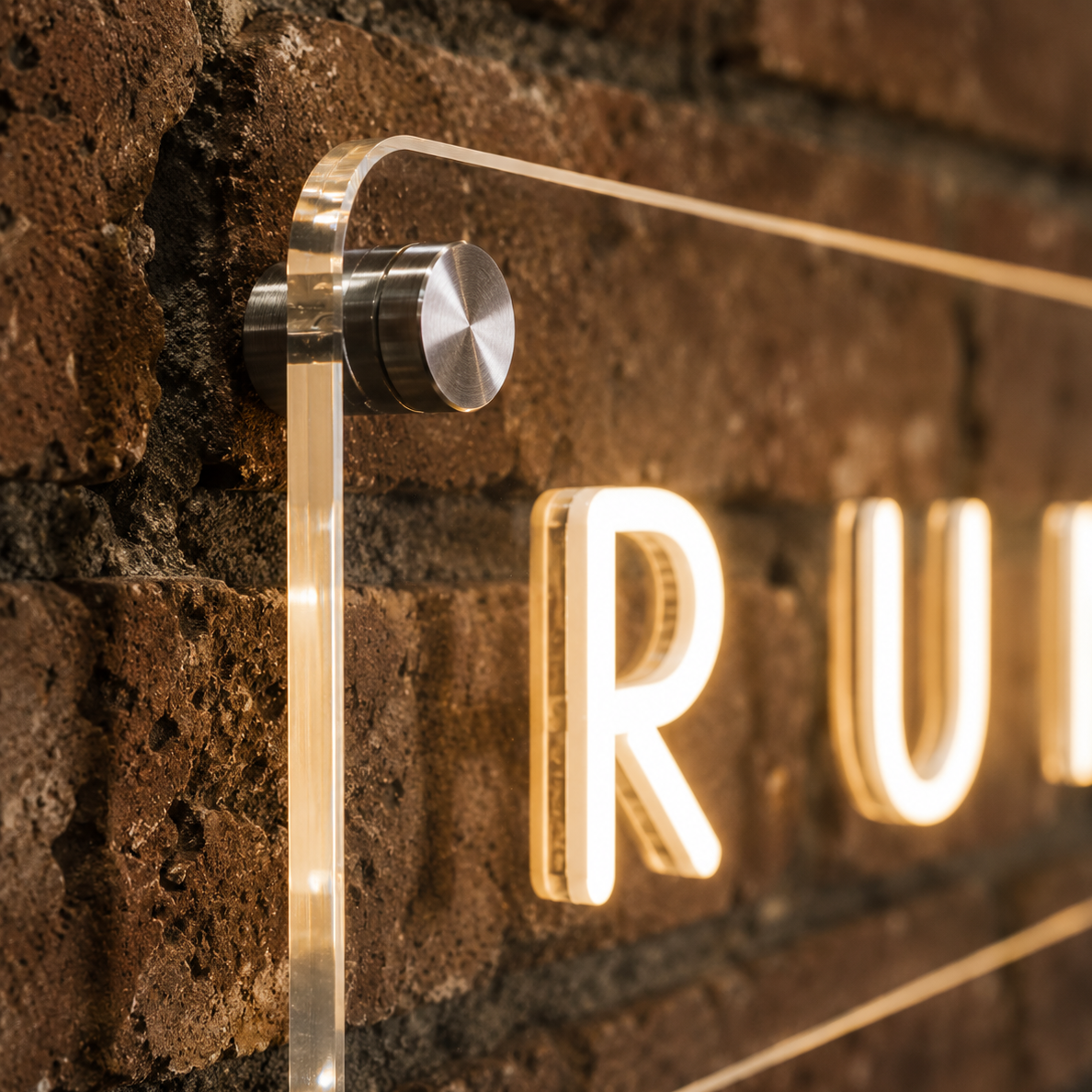 Run The Risk - Neon Sign