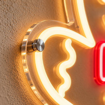 Gingerbread Man - Neon Sign