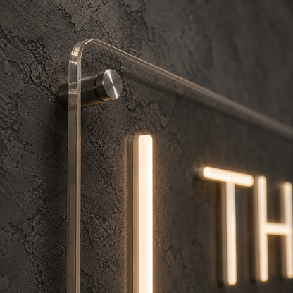 Think About Things Differently - Neon Sign