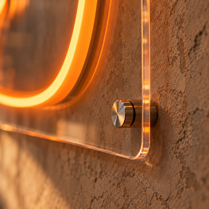 Flame - Neon Sign