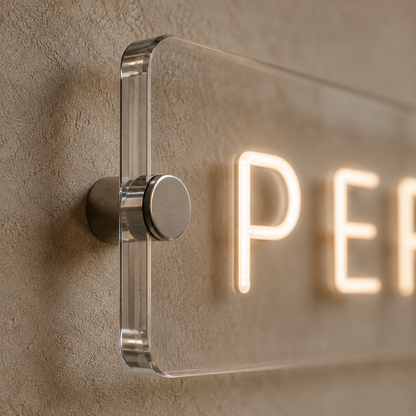 PERSPECTIVE IS EVERYTHING - Neon Sign