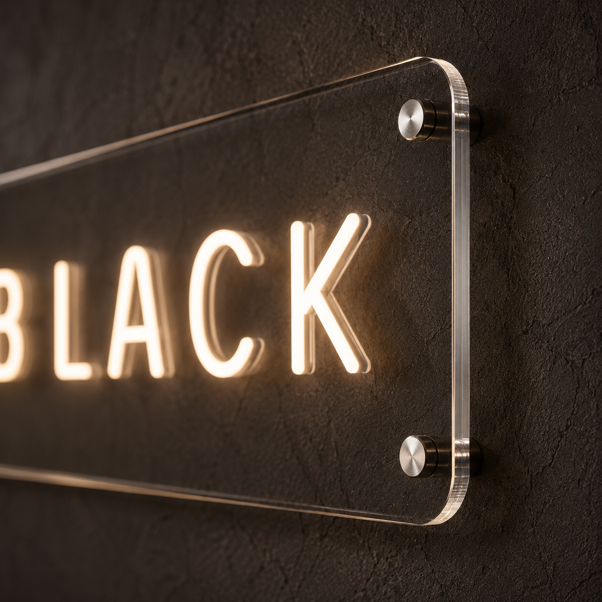 Put It All On Black - Neon Sign