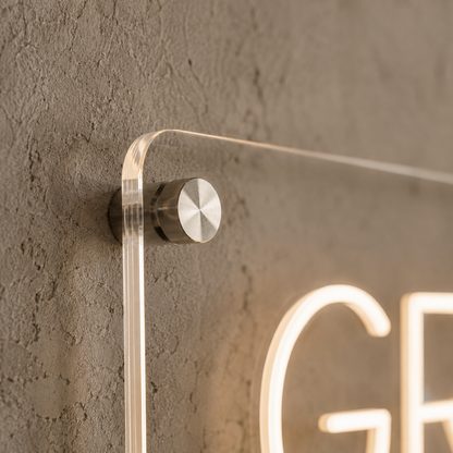 GREAT THINGS... COMFORT ZONES - Neon Sign