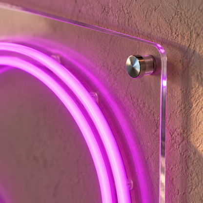 Pacman Ghost (double line) - Neon Sign