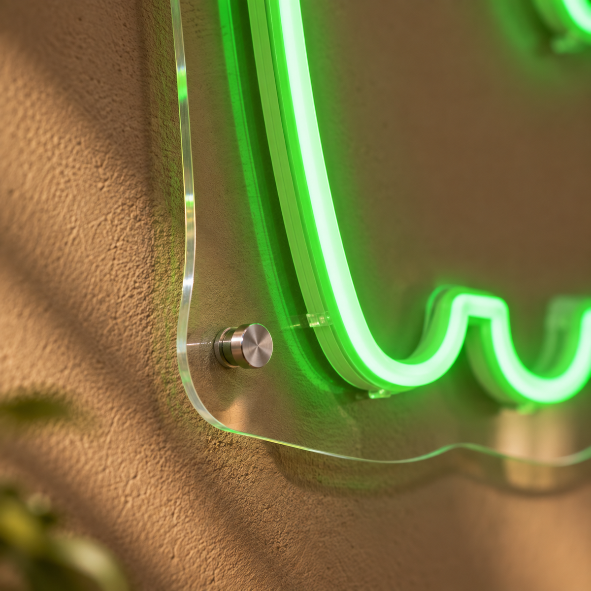 Long Neck Dino - Neon Sign