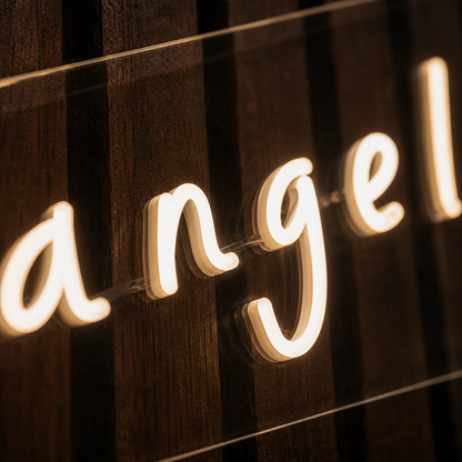 My Guardian Angel Drinks  - Neon Sign