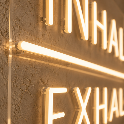 INHALE | EXHALE - Neon Sign