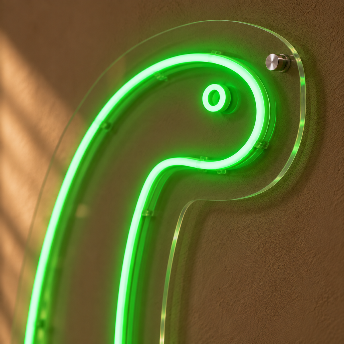 Long Neck Dino - Neon Sign