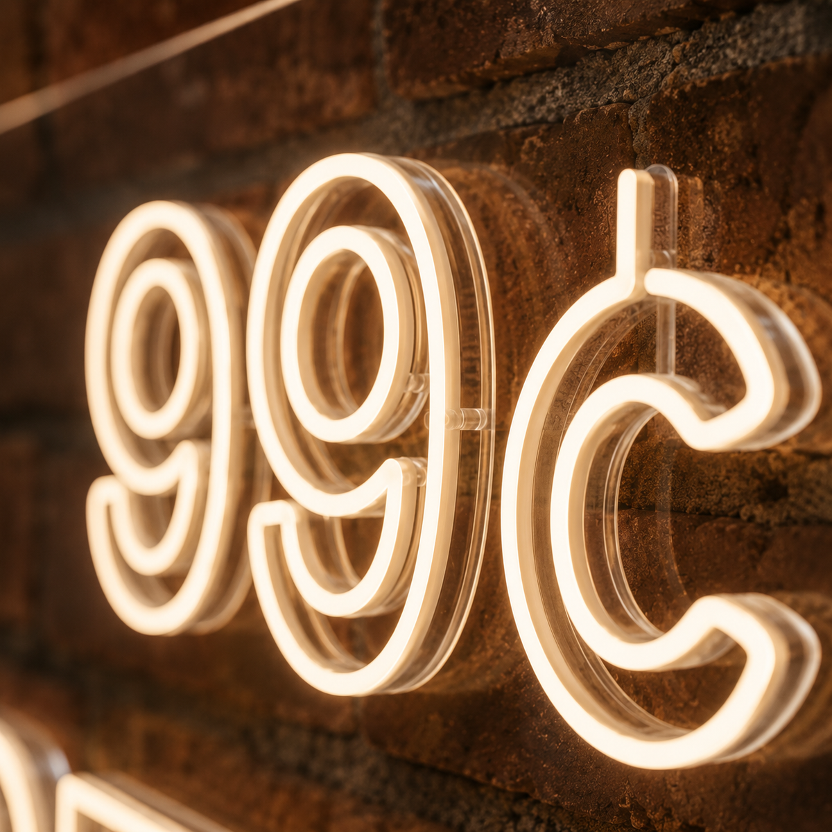 99c Dreams - Neon Sign