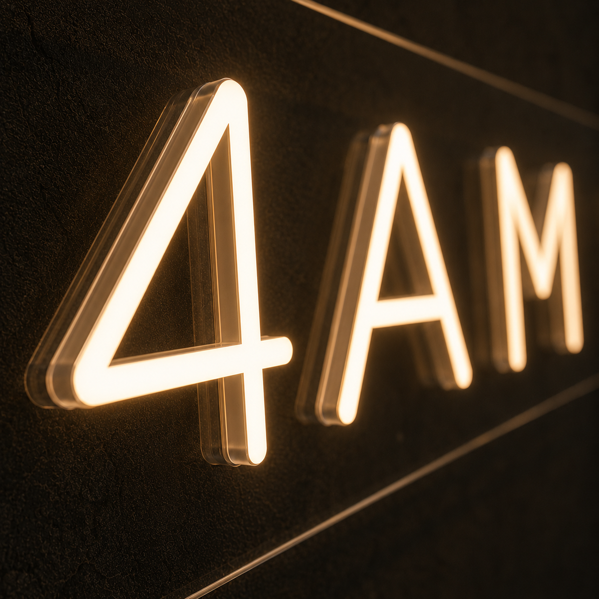 4AM Club - Neon Sign