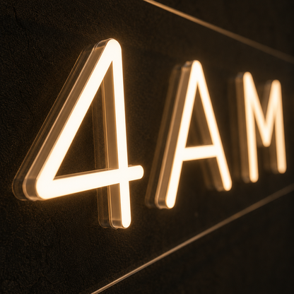 4AM Club - Neon Sign