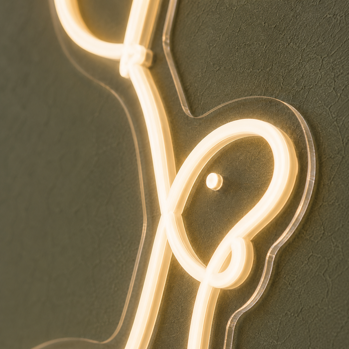 Dino & Balloon - Neon Sign