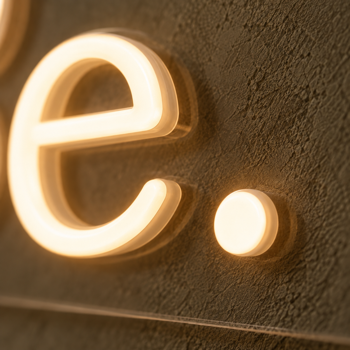 Be - Neon Sign