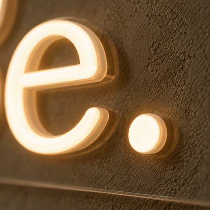 Be - Neon Sign