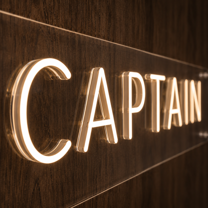 Captain of my Own Ship - Neon Sign