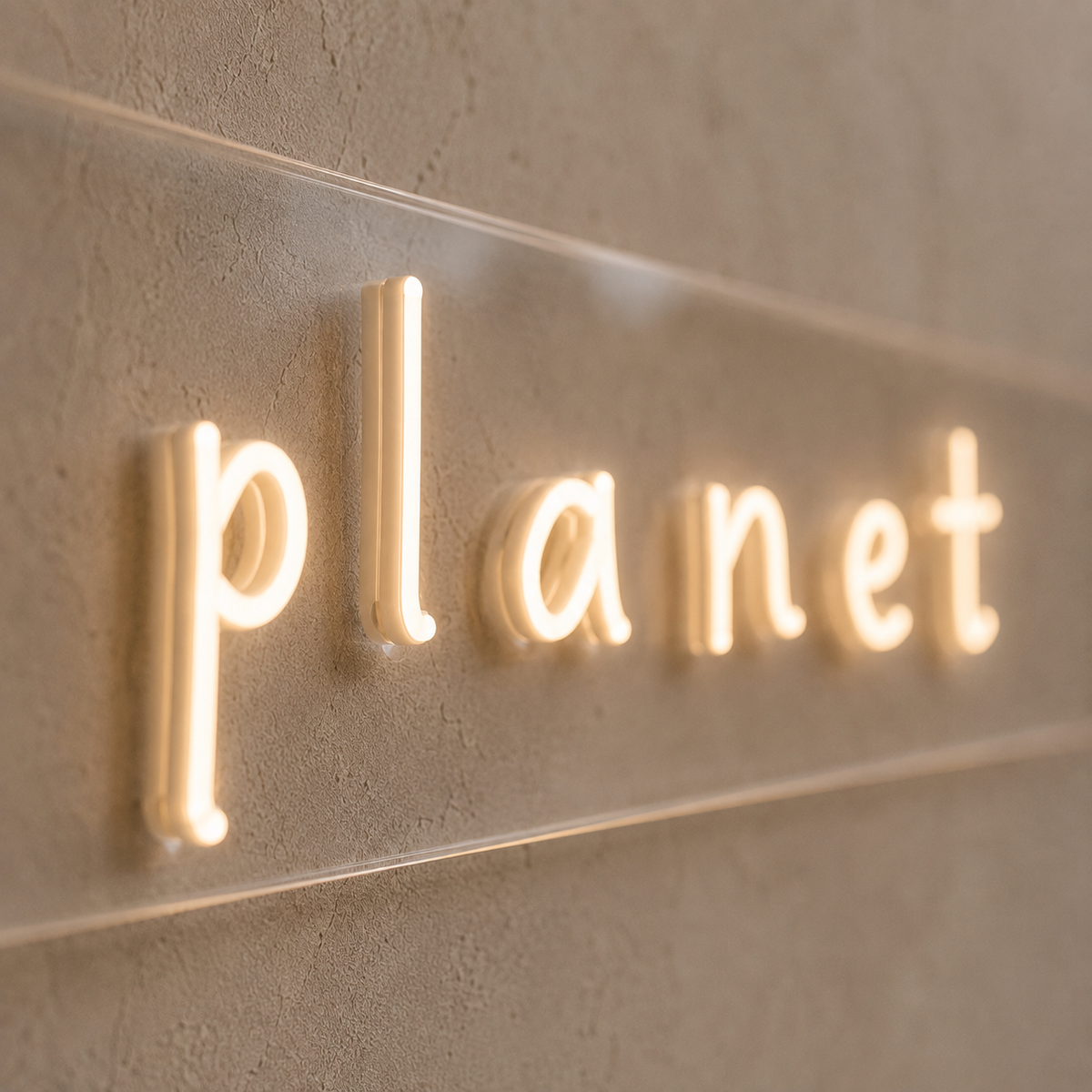 We Only Have One Planet - Neon Sign