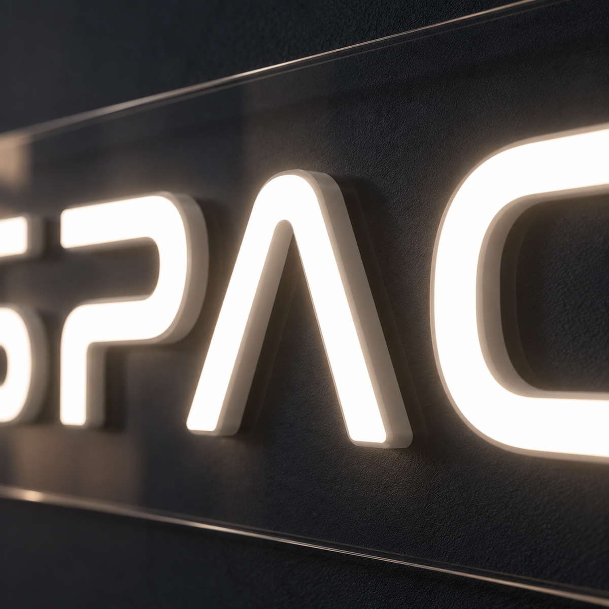 Space - Neon Sign