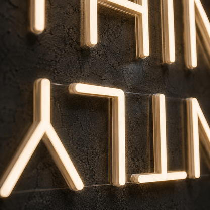 Think About Things Differently - Neon Sign