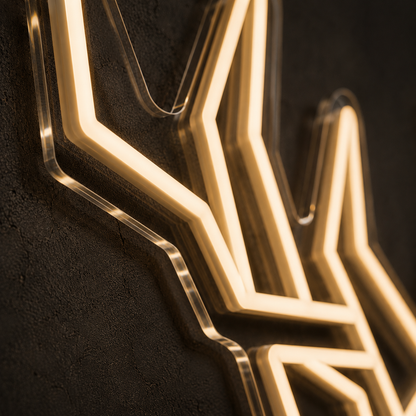Stag Head - Neon Sign