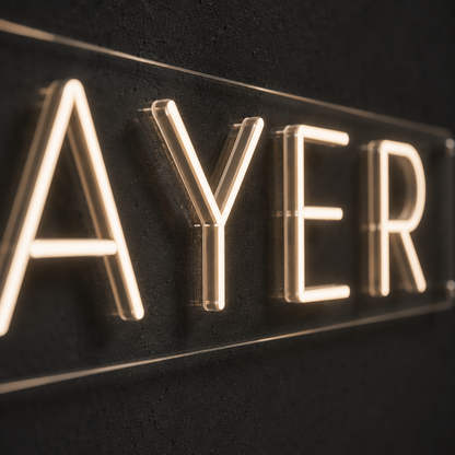 Player 1 - Neon Sign