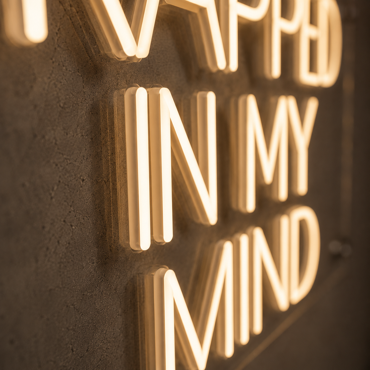 Trapped In My Mind - Neon Sign