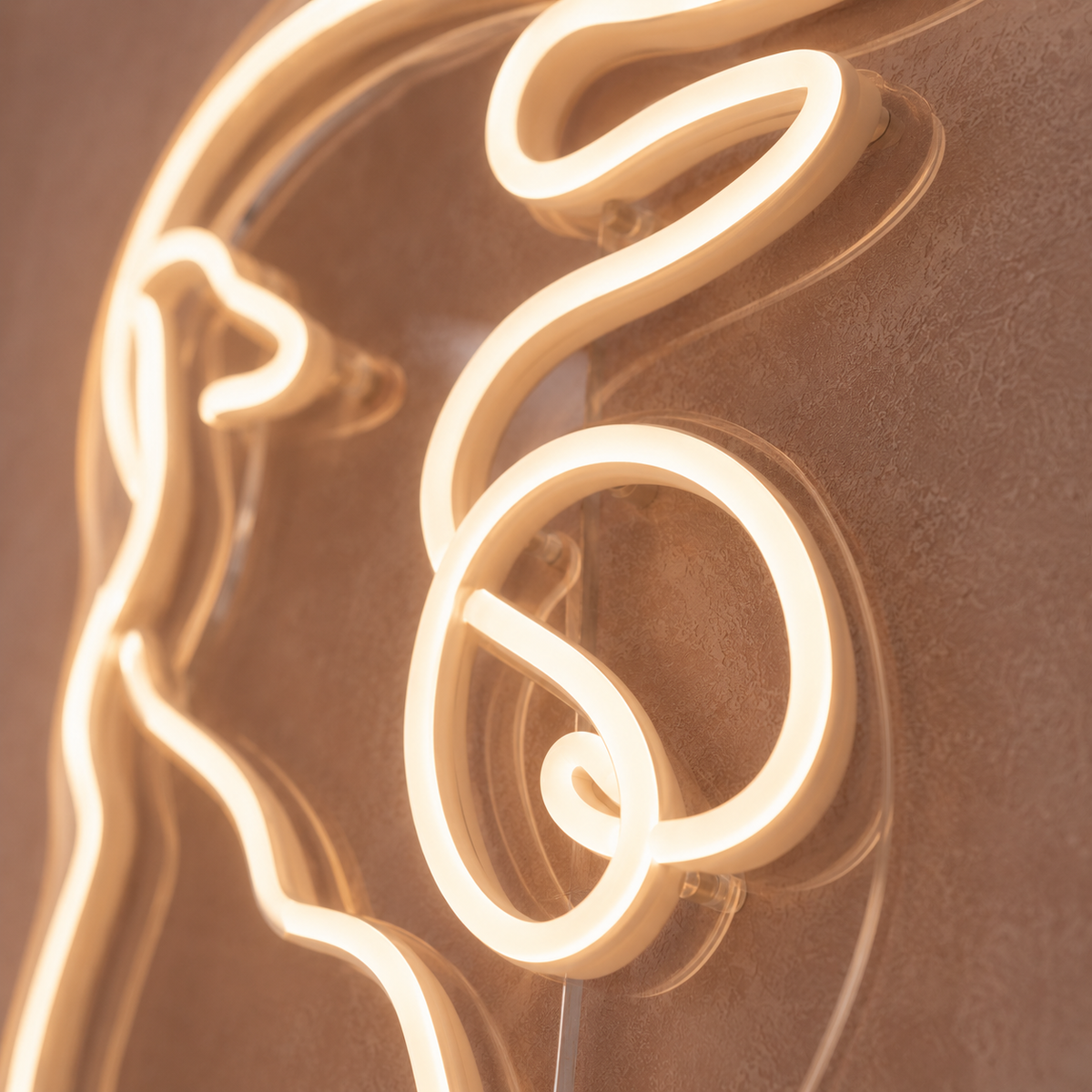 Lion and Cub - Neon Sign