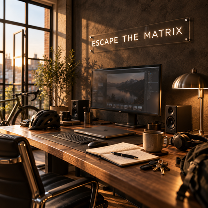 ESCAPE THE MATRIX - Neon Sign