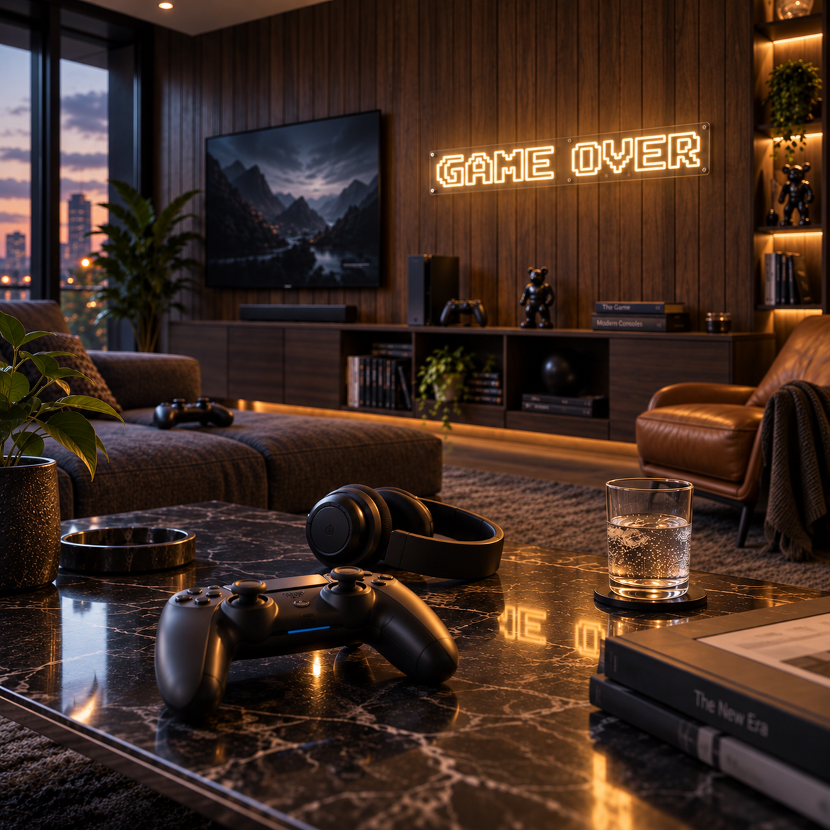 GAME OVER - Neon Sign