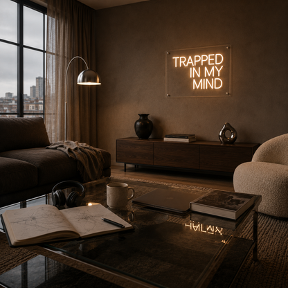 Trapped In My Mind - Neon Sign