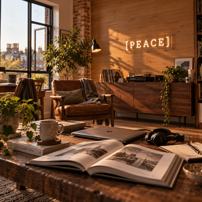 PEACE - Neon Sign