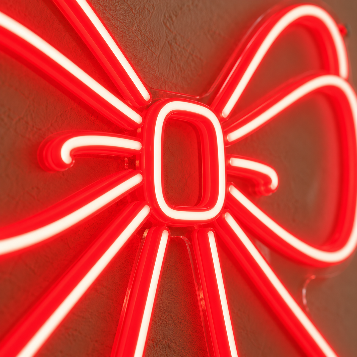 Christmas Bow - Neon Sign