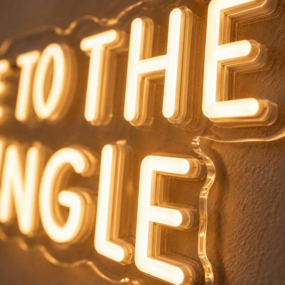 Welcome To The Jungle - Neon Sign