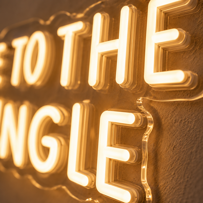 Welcome To The Jungle - Neon Sign